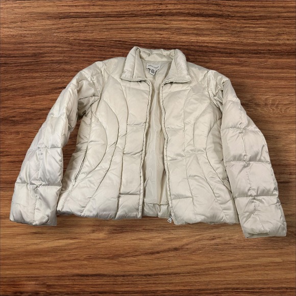 White House Black Market Women's Puffer Jacket Lightweight Duck Down Coat - Picture 1 of 6
